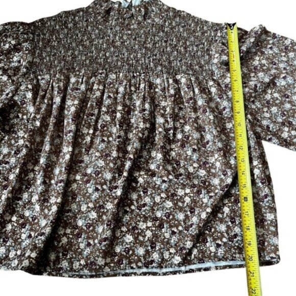 New Oak + Fort Long Sleeve Blouse Size XL - Picture 8 of 8